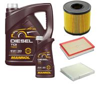 DENCKERMANN Controllo Set MANNOL Diesel TDI 5W-30 6L Per Opel Meriva