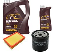 DENCKERMANN Controllo Set MANNOL Diesel TDI 5W-30 6L Per Opel Vectra A CC
