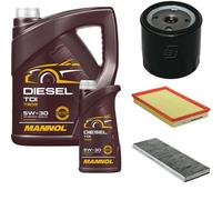 DENCKERMANN Controllo Set MANNOL Diesel TDI 5W-30 6L Per Opel Vectra B 1.6i