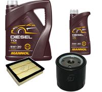 DENCKERMANN Controllo Set MANNOL Diesel TDI 5W-30 6L Per Opel Vectra C