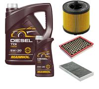DENCKERMANN Controllo Set MANNOL Diesel TDI 5W-30 6L Per Opel Vectra C CC