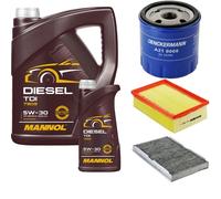 DENCKERMANN Controllo Set MANNOL Diesel TDI 5W-30 6L Per Peugeot 307 Break