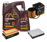 DENCKERMANN Controllo Set MANNOL Diesel TDI 5W-30 6L Per Peugeot 407 SW 2.0