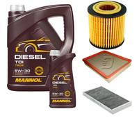 DENCKERMANN Controllo Set MANNOL Diesel TDI 5W-30 6L Per Saab 9-3 Cabriolet