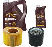 DENCKERMANN Controllo Set MANNOL Diesel TDI 5W-30 6L Per Saab 9-5 Kombi 2.0