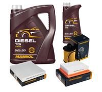DENCKERMANN Controllo Set MANNOL Diesel TDI 5W-30 6L Per Suzuki SX4 2.0 DDIS