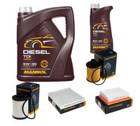 DENCKERMANN Controllo Set MANNOL Diesel TDI 5W-30 6L Per Suzuki SX4 2.0 DDIS