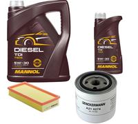 DENCKERMANN Controllo Set MANNOL Diesel TDI 5W-30 6L Per Volvo 440 K 1.9