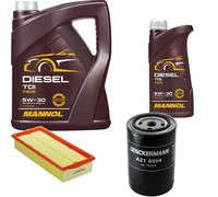 DENCKERMANN Controllo Set MANNOL Diesel TDI 5W-30 6L Per VW Caddy I 1.6 D