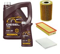 DENCKERMANN Controllo Set MANNOL Diesel TDI 5W-30 6L Per VW Caddy II Kasten