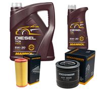 DENCKERMANN Controllo Set MANNOL Diesel TDI 5W-30 6L Per VW Lupo 1.7 SDI