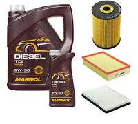DENCKERMANN Controllo Set MANNOL Diesel TDI 5W-30 6L Per VW Passat Variant