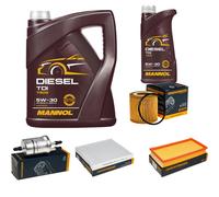 DENCKERMANN Controllo Set MANNOL Diesel TDI 5W-30 6L Per VW Polo 1.2 12V