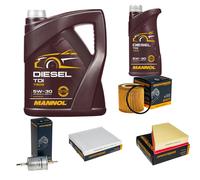 DENCKERMANN Controllo Set MANNOL Diesel TDI 5W-30 6L Per VW Polo 1.2 Fox
