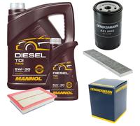 DENCKERMANN Controllo Set MANNOL Diesel TDI 5W-30 6L Per VW Sharan 2.0 1.8 T