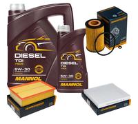 DENCKERMANN Controllo Set MANNOL Diesel TDI 5W-30 6L Per VW Touran 2.0