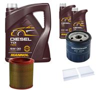 DENCKERMANN Controllo Set MANNOL Diesel TDI 5W-30 7L Per Alfa Romeo 156