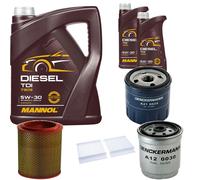 DENCKERMANN Controllo Set MANNOL Diesel TDI 5W-30 7L Per Alfa Romeo 156