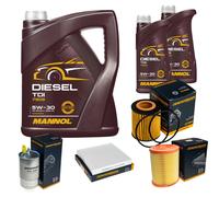 DENCKERMANN Controllo Set MANNOL Diesel TDI 5W-30 7L Per Alfa Romeo 159