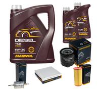 DENCKERMANN Controllo Set MANNOL Diesel TDI 5W-30 7L Per Audi A2 1.4 1.6 FSI