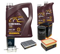 DENCKERMANN Controllo Set MANNOL Diesel TDI 5W-30 7L Per Audi A4 2.0 1.6