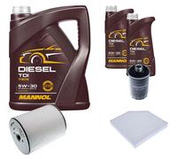 DENCKERMANN Controllo Set MANNOL Diesel TDI 5W-30 7L Per Audi A8 2.0 TFSI