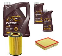 DENCKERMANN Controllo Set MANNOL Diesel TDI 5W-30 7L Per Audi A8 2.5