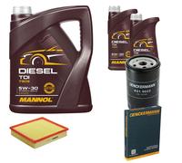 DENCKERMANN Controllo Set MANNOL Diesel TDI 5W-30 7L Per Audi A8 2.8