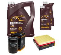 DENCKERMANN Controllo Set MANNOL Diesel TDI 5W-30 7L Per Audi A8 2.8