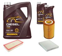 Denckermann Controllo Set mannol Diesel Tdi 5W-30 7L per Audi Q7 3.0