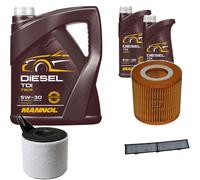 DENCKERMANN Controllo Set MANNOL Diesel TDI 5W-30 7L Per BMW 1Er 116I 3Er