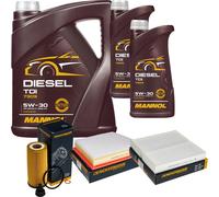 DENCKERMANN Controllo Set MANNOL Diesel TDI 5W-30 7L Per BMW 2 Active Tourer