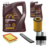 DENCKERMANN Controllo Set MANNOL Diesel TDI 5W-30 7L Per BMW 3er Cabriolet