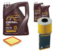 DENCKERMANN Controllo Set MANNOL Diesel TDI 5W-30 7L Per BMW 3er Compact