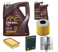 DENCKERMANN Controllo Set MANNOL Diesel TDI 5W-30 7L Per BMW 3er Compact