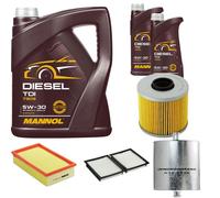 DENCKERMANN Controllo Set MANNOL Diesel TDI 5W-30 7L Per BMW 3er Compact