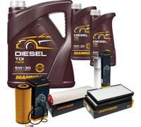 DENCKERMANN Controllo Set MANNOL Diesel TDI 5W-30 7L Per BMW 5er Touring