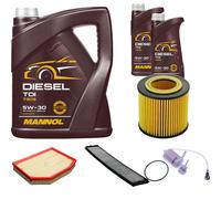 DENCKERMANN Controllo Set MANNOL Diesel TDI 5W-30 7L Per BMW X3 2.5 Si 3.0