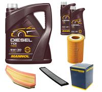 DENCKERMANN Controllo Set MANNOL Diesel TDI 5W-30 7L Per BMW X3 xDrive35d