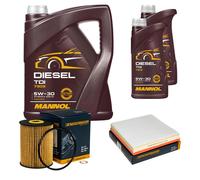 DENCKERMANN Controllo Set MANNOL Diesel TDI 5W-30 7L Per Chevrolet Cruze 2.0