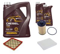 DENCKERMANN Controllo Set MANNOL Diesel TDI 5W-30 7L Per Chevrolet Cruze