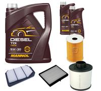 DENCKERMANN Controllo Set MANNOL Diesel TDI 5W-30 7L Per Chevrolet Nubira