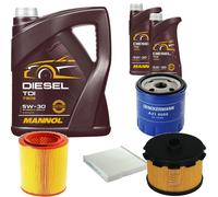 DENCKERMANN Controllo Set MANNOL Diesel TDI 5W-30 7L Per Citroën Berlingo