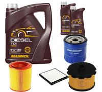 DENCKERMANN Controllo Set MANNOL Diesel TDI 5W-30 7L Per Citroën Berlingo