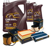 DENCKERMANN Controllo Set MANNOL Diesel TDI 5W-30 7L Per Citroën C4 Picasso