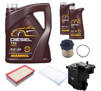 DENCKERMANN Controllo Set MANNOL Diesel TDI 5W-30 7L Per Citroën C5 II Break