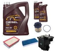 DENCKERMANN Controllo Set MANNOL Diesel TDI 5W-30 7L Per Citroën Jumpy Kasten