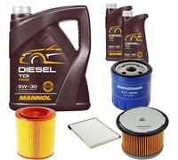 DENCKERMANN Controllo Set MANNOL Diesel TDI 5W-30 7L Per Citroën Xsara 1.9