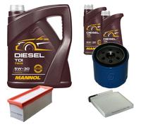 Denckermann Controllo Set mannol Diesel Tdi 5W-30 7L per Dacia Spolverino