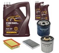 DENCKERMANN Controllo Set MANNOL Diesel TDI 5W-30 7L Per Fiat Bravo I 1.9 TD
